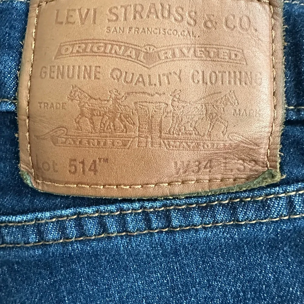 Levi's 514‎ Blue Denim Jeans Size 34x32 Gently Worn